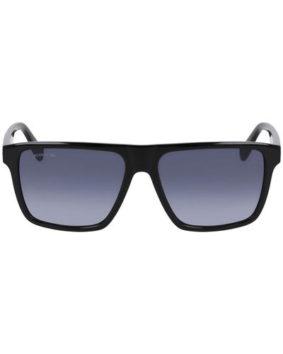 Lacoste L6027s Rechthoekige Zonnebril - Zwart
