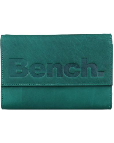 Bench Wonder Geldbörse Leder 15 cm - Grün
