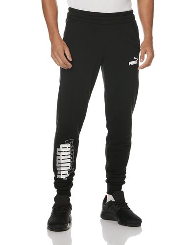 PUMA Regular Pants Power -Jogginghose mit Logo XS Black - Schwarz