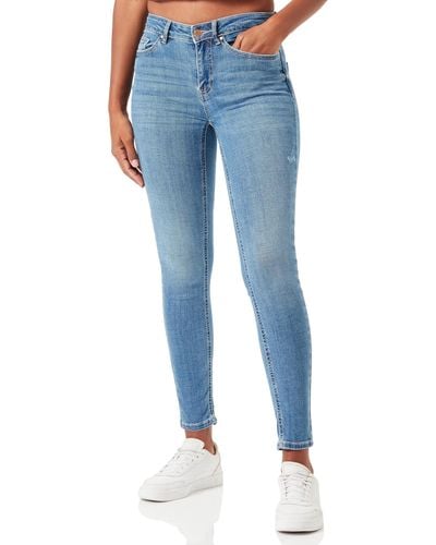 Vero Moda Jeans 10300173 Medium Blue Denim L-30 - Blau