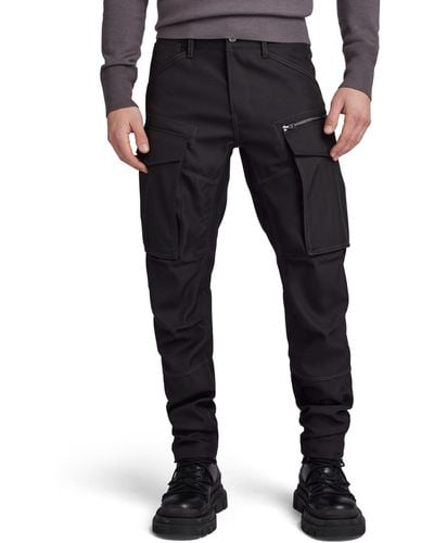 G-Star RAW Rovic Zip 3d Straight Tapered Fit Cargo - Black