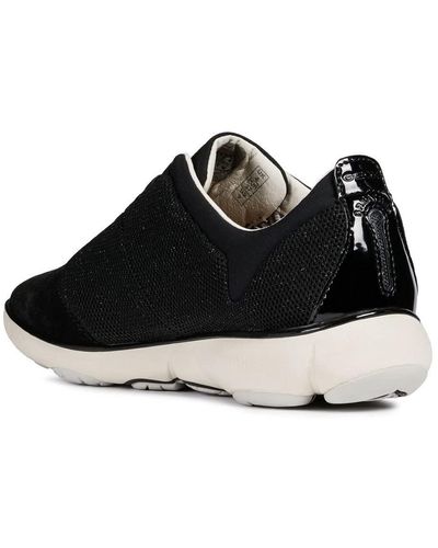 Geox D Nebula C Sneakers - Zwart