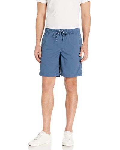 Amazon Essentials Pantalones Cortos con cordón - Azul