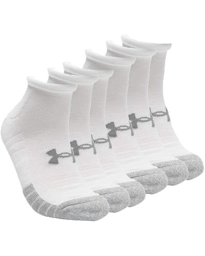 Under Armour 6 Paar HeatGear Lo Cut Sneaker Socken Kurzsocke - Weiß