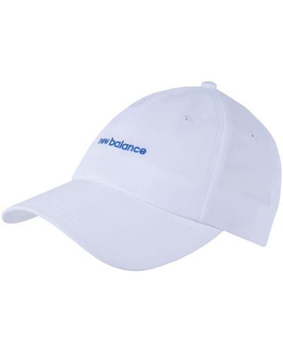 New Balance Hut mit linearem NB-Logo - Blau