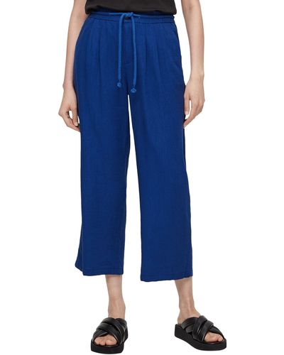 S.oliver Hose, Wide Leg - Blau