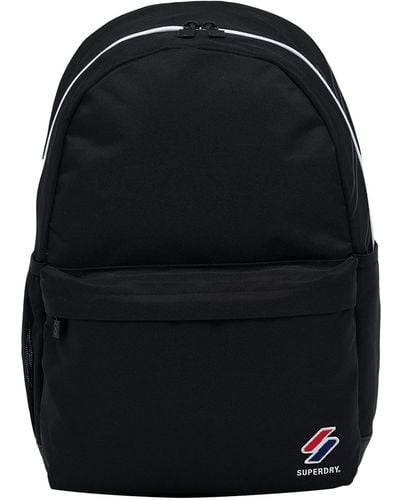 Superdry S Sportstyle BLK Montana Rucksack - Schwarz