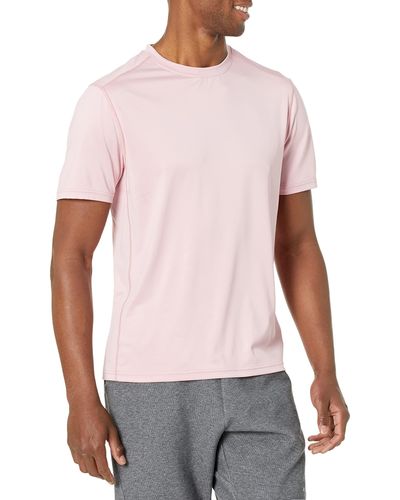 Amazon Essentials Tech Stretch Short-sleeve T-shirt - Pink