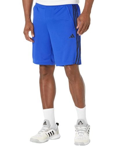 Blue/white for Men Semi Essentials adidas Single Shorts Lyst Jersey Lt | 3-stripes Lucid