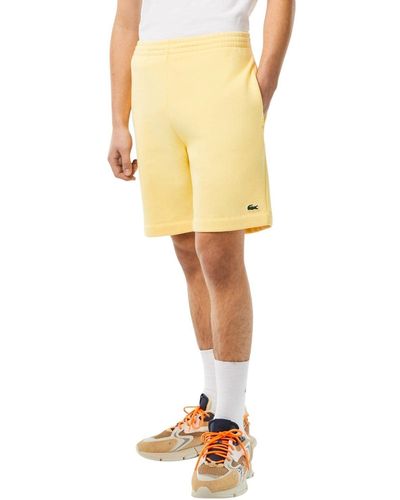 Lacoste Gh9627 Klassische Shorts - Gelb