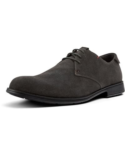 Camper 1913, Blucher Hombre, Gris Oscuro, 46 EU - Negro