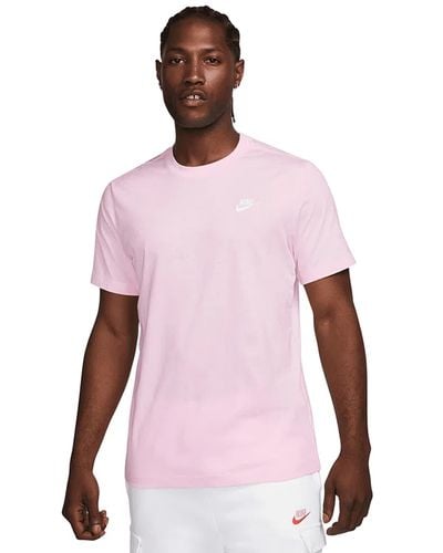 Nike Sportswear Club T-Shirt à ches Courtes - Rose