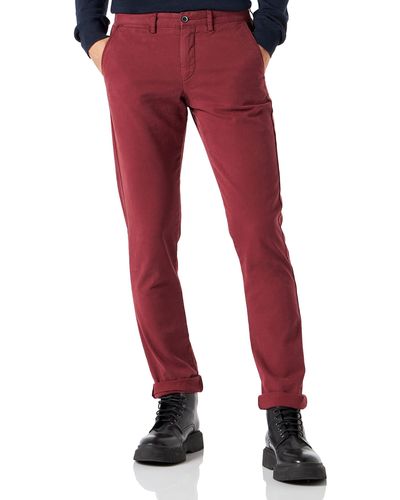 Hackett S GMT Dye Texture Chino Pants - Rot