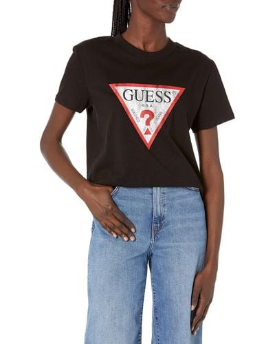 Guess T-Shirt pour SS CN Original - Noir