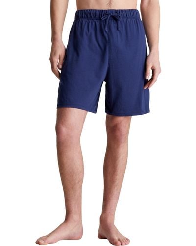 Calvin Klein Pantalón Corto Para Dormir - Azul