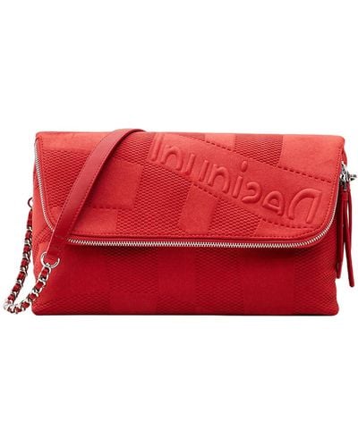 Red Desigual Shoulder bags for Women | Lyst
