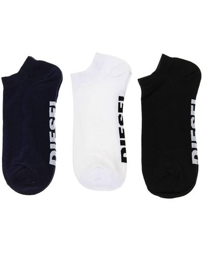 DIESEL Skm-gost-threepack Socks Multicolour - Black