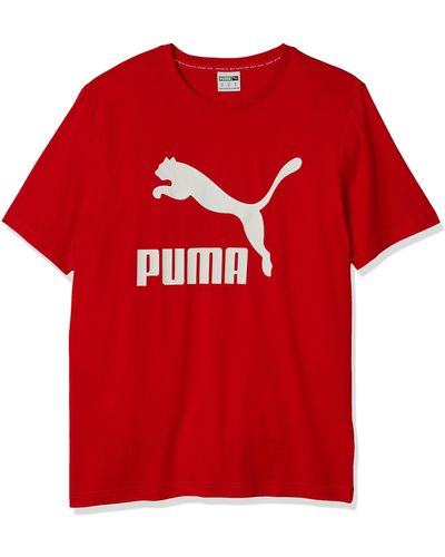 PUMA Classics Logo T-shirt - Rood