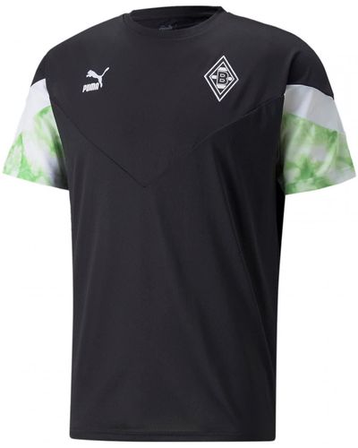 PUMA Borussia Mönchengladbach Iconic MCS T-Shirt schwarz/grün