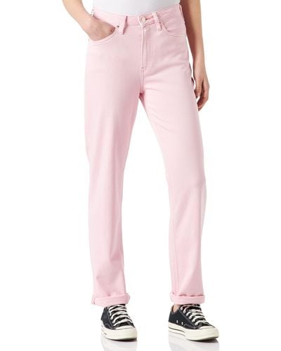 Tommy Hilfiger New Classic Straight Hw Cw Jeans - Pink