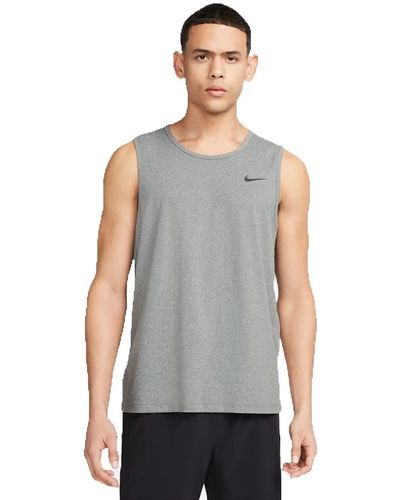 Nike Nk Df Hyverse Tank T-Shirt - Grau