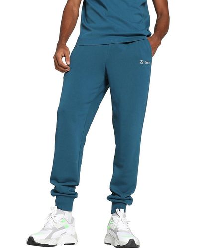 PUMA Mercedes-amg Petronas Motorsport Ess Trousers Trousers Joggers Joggers S Blue Size Xl
