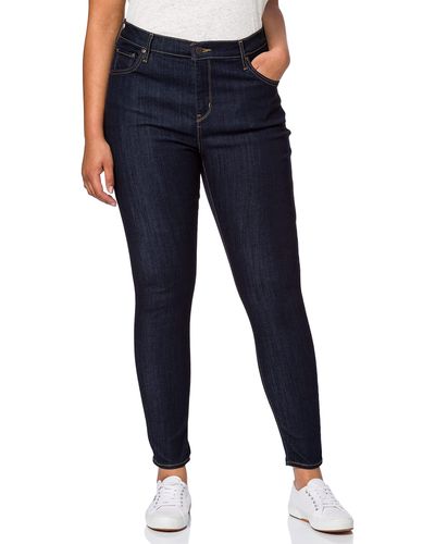 Levi's Plus Size 721 High Rise Skinny Jeans - Blue