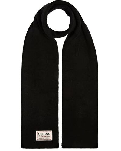 Guess Uomo Accessori Sciarpa Scarf 30X180 AM9042WOL03 Taglia Unica Nero black bla