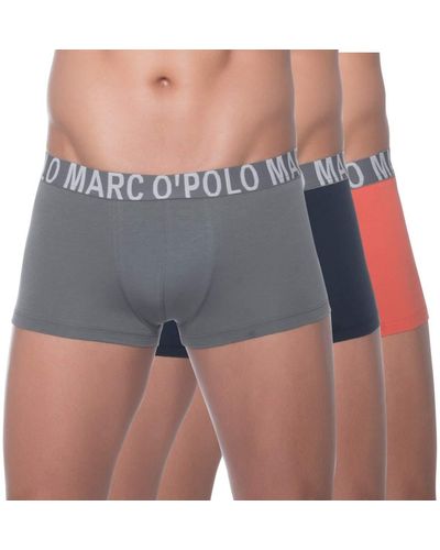 Marc O' Polo Body & Beach Retroshorts Multipack M-Shorts 3-Pack - Grau
