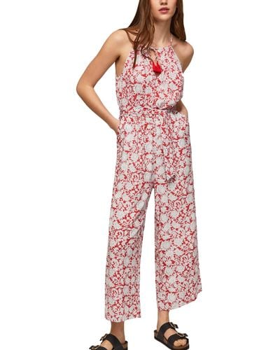 Pepe Jeans Pitty Jumpsuit Voor - Rood