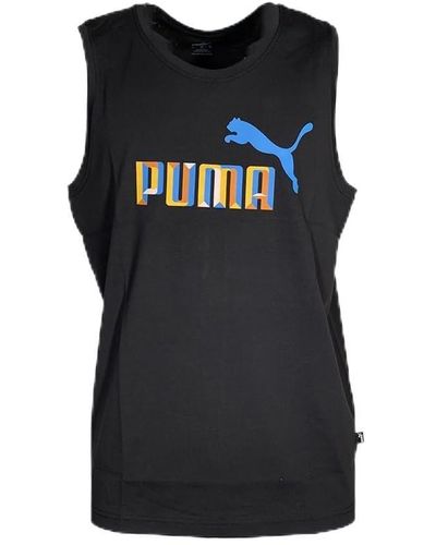 PUMA Sleeveless T-shirt Tank Tops Black S