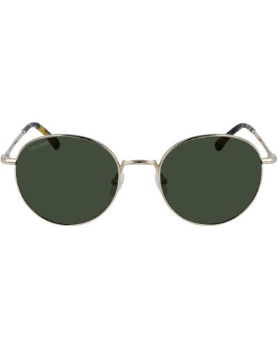 Calvin Klein Ck21127s Round Sunglasses - Green