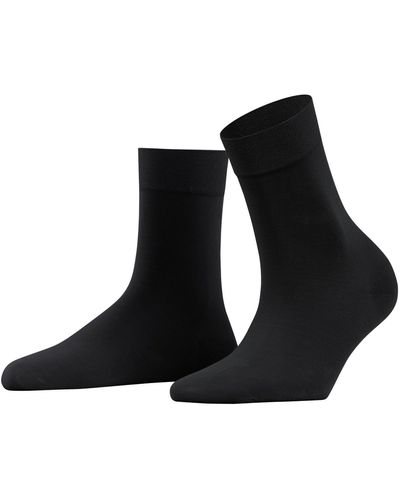 FALKE Fine Softness 50 Den W So Semi-opaque Plain 1 Pair Socks - Black
