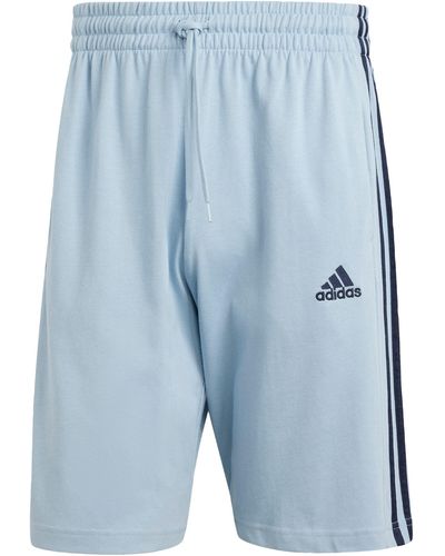 adidas 3-Stripes CLX Swim Shorts Badehose - Blau