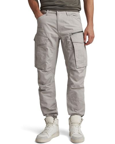 G-Star RAW Rovic Zip 3d Regular Tapered Trousers - Grey