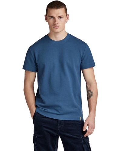 G-Star RAW Essential Pique T-Shirt - Blau