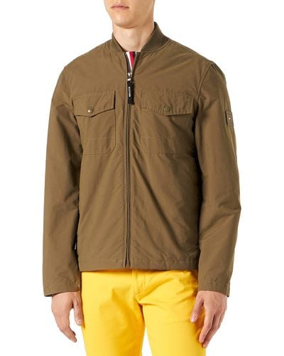 Tommy Hilfiger Cotton Bomber Jacket - Multicolour