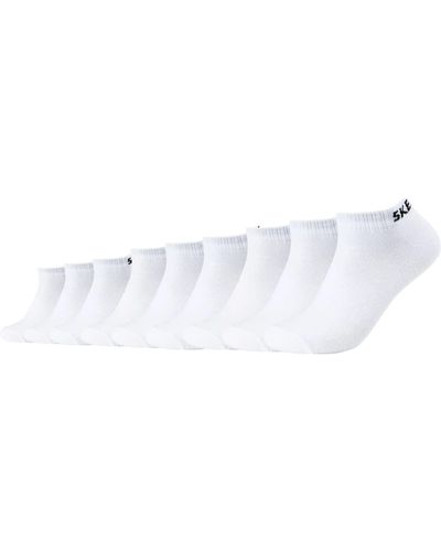 Skechers 9 Paar Sneaker Socken SK43022 - Weiß