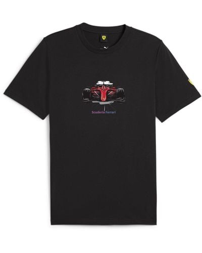 PUMA Scuderia Ferrari Race Motorsport Graphic T-shirt - Black