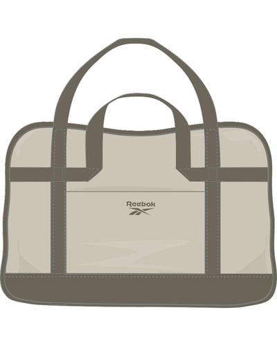 Reebok 's Classics Tailored Packable Grip Duffle Bag - Natural