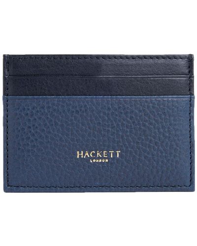 Hackett Hackett Aldgate Card Holder Wallet One Size - Blue
