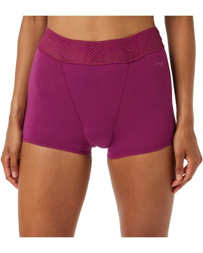 Sloggi Period Trousers Short Medium - Purple
