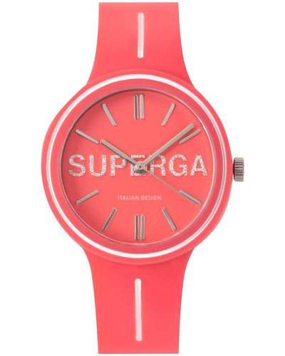 Superga Watch Only Time Pe-22 Casual Code Stc150 - Pink