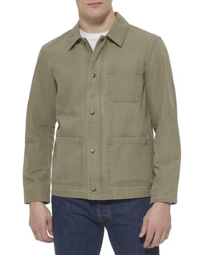 Levi's Lightweight Cotton Shirt Jacket - Green