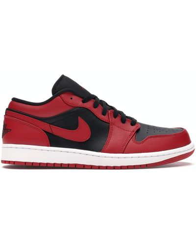 Nike Air Jordan 1 Low 'Reverse Bred' Sneaker 553558-606 - Rot