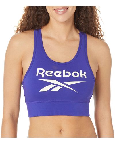 Reebok Racerback Sports Bra - Blue