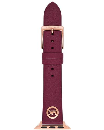 Michael Kors Armband kompatibel mit Apple Watch - Rot