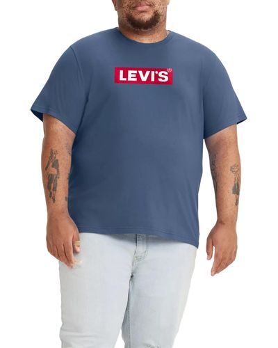 Levi's Big Original Hm Tee Dress Blues