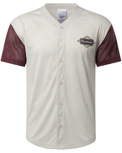 Reebok 's Classics Sporting Goods Baseball Jersey Shirt - Multicolour