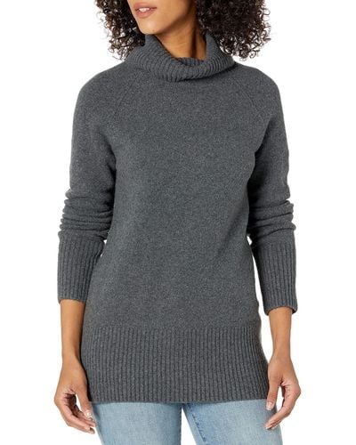Goodthreads Boucle Turtleneck Sweater pullover-sweaters - Grau